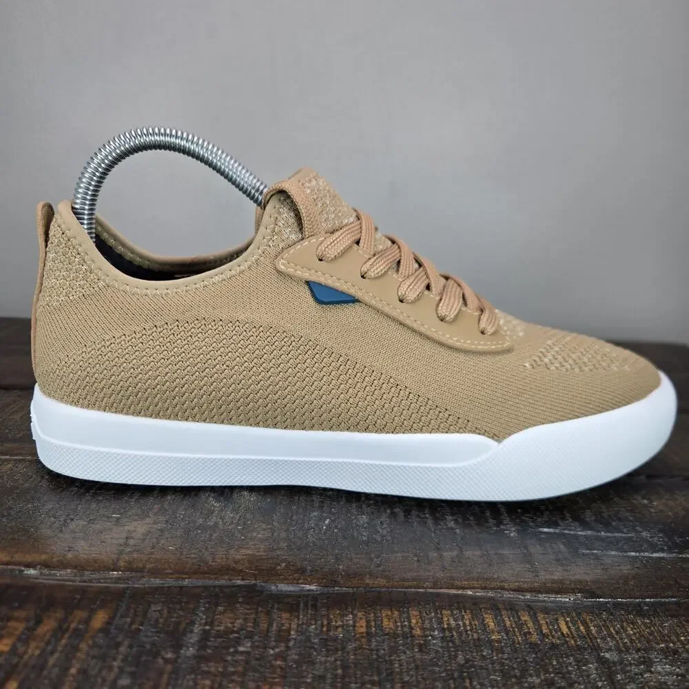 Vessi Weekend 1.5 Sneaker Womens Size 8 Waterproof Shoes Oak Brown White
